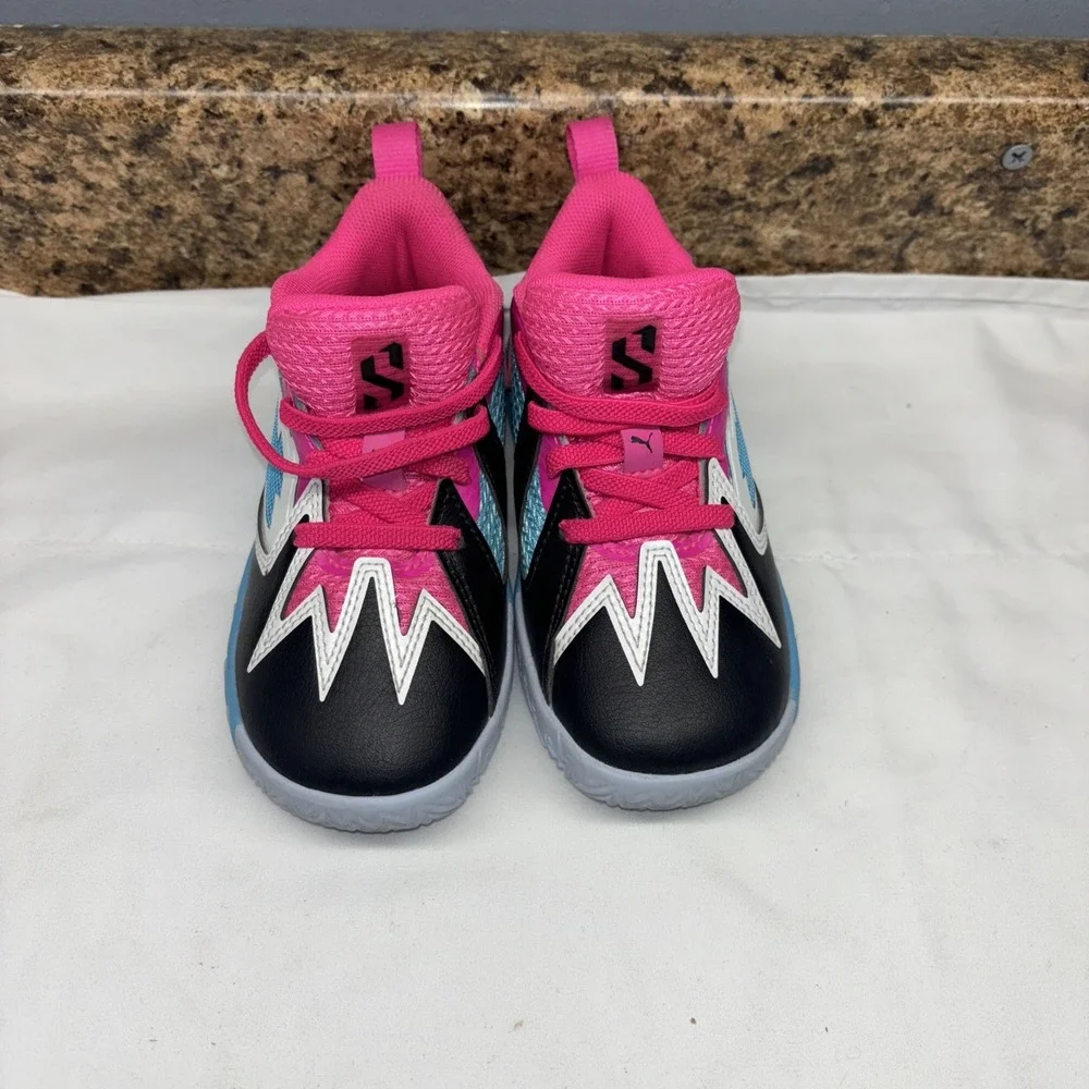 PUMA Scoot‎ Zeros Northern Lights Basketball Shoes 8C Bright Aqua 309966-02